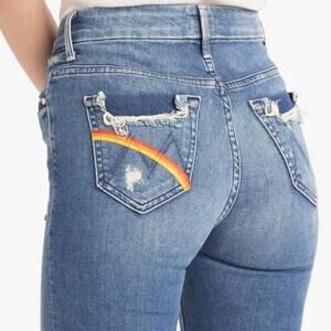 MOTHER High Waisted Looker Ankle Chew Dancing The Hula 26